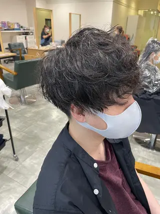 パーマ メンズ Tink　天神店所属・今村賢治/メンズ/ レイヤー✨艶カラーのヘアスタイル