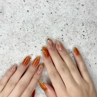 セミロング カラー パーマ ヘアアレンジ メンズ キッズ ネイル マツエク・マツパ Salon Ｋのネイルデザイン