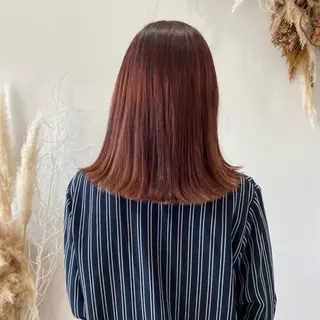 セミロング 松本 玲菜のヘアスタイル