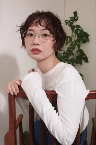 ショート カラー パーマ ooit所属・ooit 【オーイット】のヘアスタイル