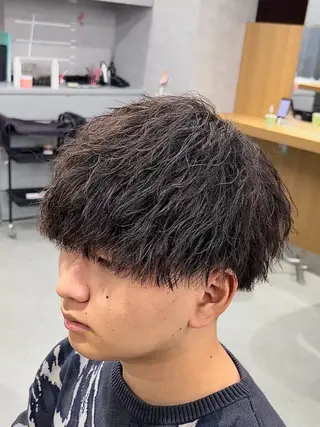 パーマ メンズ メンズ特化⚡️パーマ テッタのヘアスタイル
