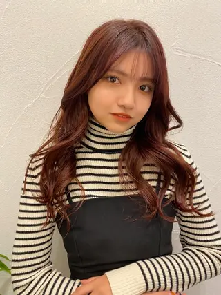 ロング カラー Ash中目黒店 榊間茜のヘアスタイル