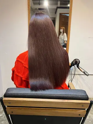 ロング カラー 🫧艶髪/透明感色 🫧河原町💛MOEのヘアスタイル