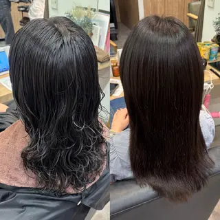 ロング パーマ オリーブ/髪質改善/ 縮毛矯正/あいり🫒のヘアスタイル