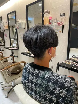 ショート カラー メンズ 本店店長☆ 前原海翔のヘアスタイル
