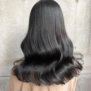 ミディアム カラー ブリーチなし💗 艶カラー　翔太郎のヘアスタイル