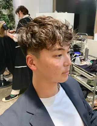 ショート パーマ オリーブ/縮毛矯正 /スパ/たっくんのヘアスタイル