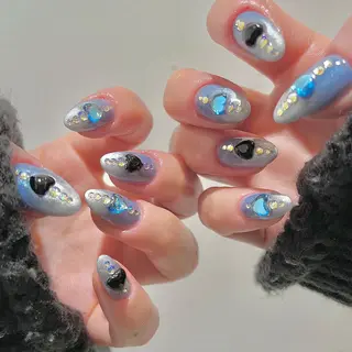 ネイル シモダ カスミ 🦀 @ksm_smdのネイルデザイン