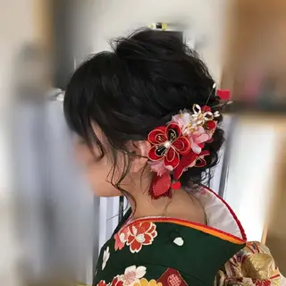 ショート ヘアアレンジ fun./ヘアセット /エクステ/着付のその他イメージ