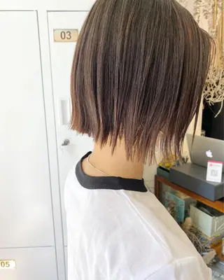 ショート カラー パーマ OVER→三軒茶屋 /縮毛矯正・髪質改善のヘアスタイル