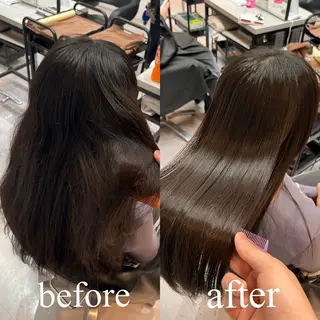 ミディアム 髪質改善トリート メント/川田のヘアスタイル