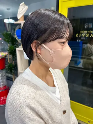 ショート 桒村 沙綾のヘアスタイル