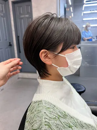 ショート パーマ 銀座ショート特化 渡部 誠のヘアスタイル