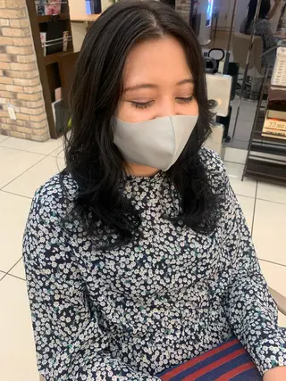 ミディアム カラー ママ美容師まつげ 🤍まき🤍のマツエク・マツパデザイン