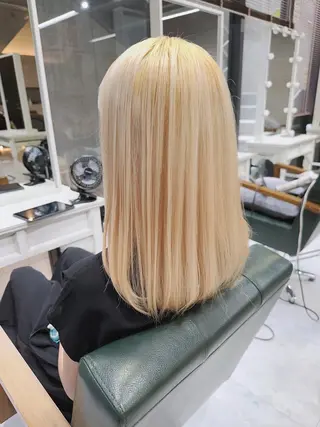 カラー モテ髪透明感❤️ デイズヘアカラーのヘアスタイル