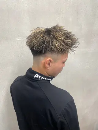 パーマ メンズ 💈メッシュパーマ 特化💈ユウマ💈のヘアスタイル