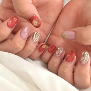 ネイル 淡色ネイル 🎀moeのネイルデザイン