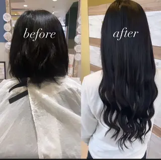 ロング カラー 立川/シールエクステ /みづきのヘアスタイル