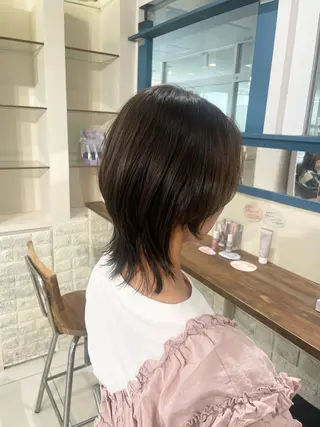 ミディアム luck みうのヘアスタイル