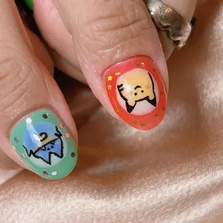 ネイル junna ちょい個性派ネイルのネイルデザイン