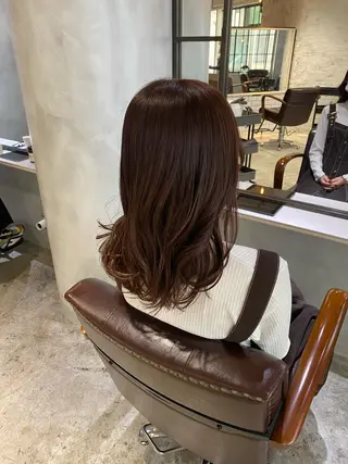 セミロング カラー amie蒲田西口所属・🫧褒められ艶髪🫧 Minamiのヘアスタイル