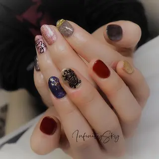 ネイル infinity skyのネイルデザイン