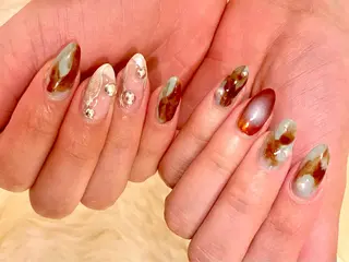 ロング Mikami Nanaのネイルデザイン