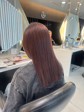 セミロング 透明感艶カラー/暖色 /似合わせ/miuのヘアスタイル