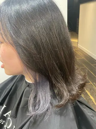 セミロング カラー CIEN white所属・パーマモデル募集中 渥美翔人のヘアスタイル