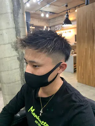 ショート メンズ 西村あきや トレンド韓国ヘアのヘアスタイル