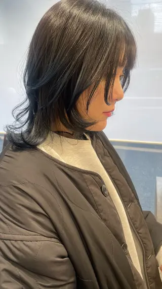 ミディアム カラー 💫骨格診断カット 🌈KAHOのヘアスタイル