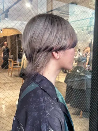 ミディアム カラー メンズ 💫miyu💫デザ インカラー/アレンジのヘアスタイル