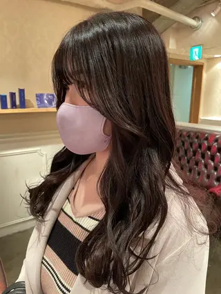 ロング カラー 韓国風カット/ 髪質改善 黒崎のヘアスタイル