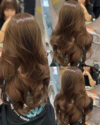 ロング カラー 宮本 優のヘアスタイル