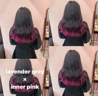 セミロング RIYA❤︎ Aujuaソムリエのヘアスタイル