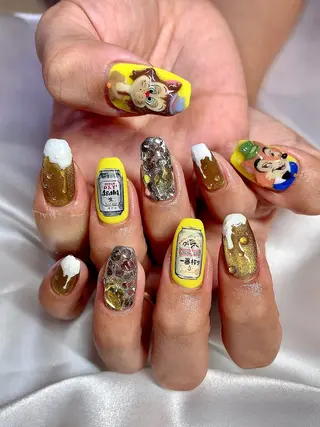 ネイル シェアサロンLei.g(レイジー)所属・3Dアートネイル💗 都築レナのネイルデザイン