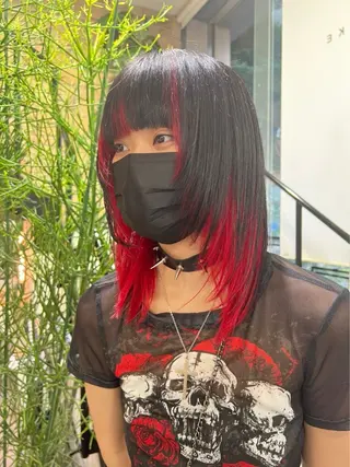 カラー airi🌺カラー /特殊ヘア⛓️🖤のヘアスタイル