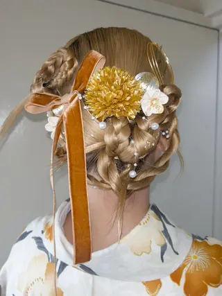 ロング ヘアアレンジ ☕️結【suii.】 ボブ/ヘアセット☕️のヘアスタイル