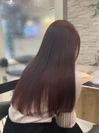 ロング カラー 野口 梨紗のヘアスタイル