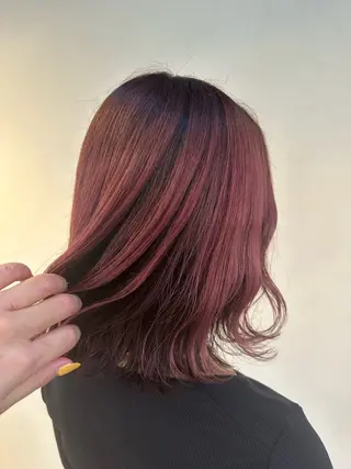 ミディアム 暖色/ヘアアレンジ 🎀♡irohaのヘアスタイル