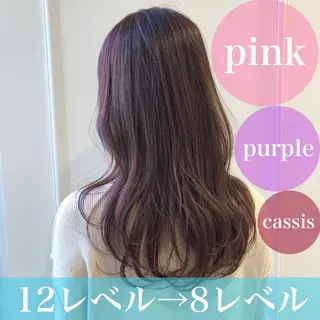 セミロング カラー レイヤー⭐️カラー ⭐️平川雅史のヘアスタイル