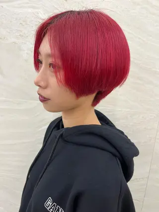 ショート カラー 🎀透明感 カラー🎀ミズキのヘアスタイル