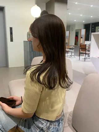 セミロング カラー 高発色ブリーチ/ ハイレイヤー🪽aiのヘアスタイル