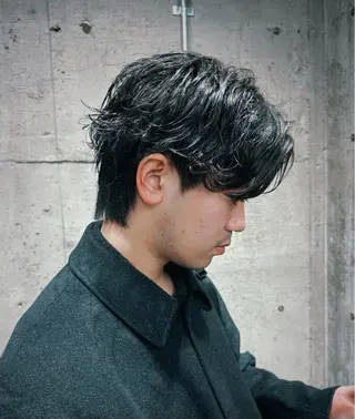 パーマ Men's hair salon First 明大前店【メンズ ヘアサロン ファースト】所属・メンズヘア ニイヌマのヘアスタイル