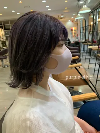 ミディアム メンズバレイヤージュ 斉藤春のヘアスタイル