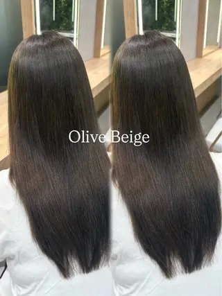 ロング カラー 美髪縮毛矯正/ ケアカラー🍓KAEのヘアスタイル