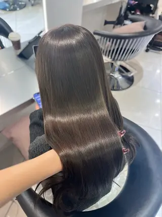 ロング カラー 韓国レイヤー×モテ髪 /MITSUKI🤍のヘアスタイル