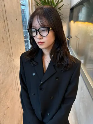 セミロング カラー yuuna/ ハッシュカット🎀のヘアスタイル