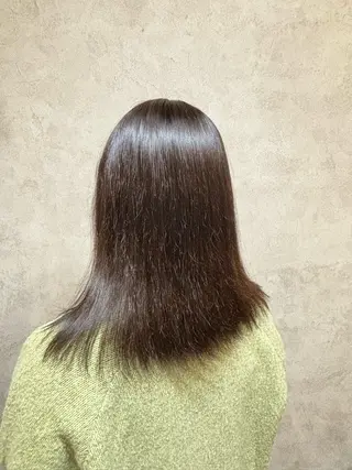 セミロング 艶髪/縮毛矯正 /hikaruのヘアスタイル