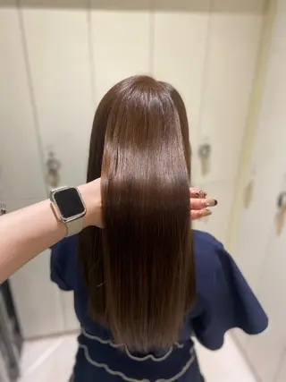 カラー 髪質改善✨/ 透明カラー🫧れいなのヘアスタイル